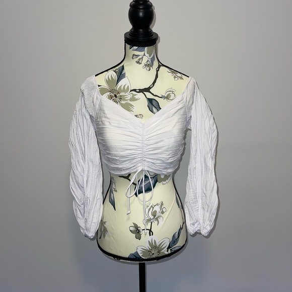 UO Long Sleeve Off the Shoulder Top - Picture 2 of 4